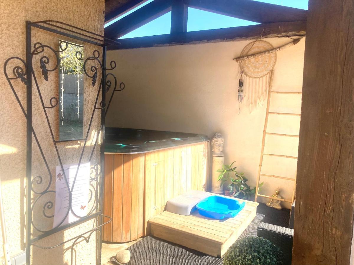 Villa 110M2, 7 Pers, Jacuzzi , 3 Chambres, Terrain Clos Et Arbore 2500M2 Trèbes Zewnętrze zdjęcie